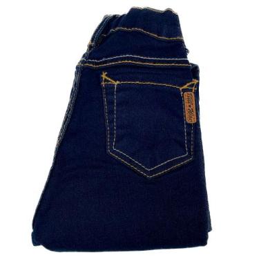 Imagem de Calca Azul Escura Feminina Infantil Bill Way 202, Azul, Escuro, 6