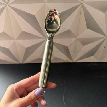 Imagem de Colher de sorvete de inox prata concha pegadora de sorvetes para cozin