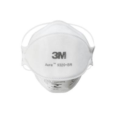 Imagem de Mascara Respirador 3m 9320 Aura N95 Pff2 Branca S/ Valvula. - 1 PC Úni