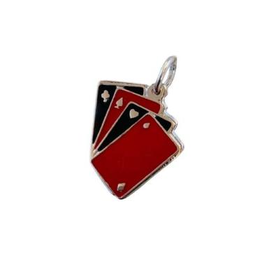 Imagem de Berloque pingente Semi Joia para pulseiras Cartas de Baralho - Dondoca