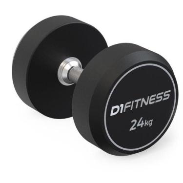 Imagem de Dumbbell Rubber Elite 24kg - D1Fitness