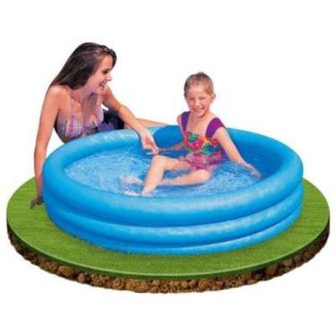 Imagem de Piscina Redonda Inflável 3 Gomos Infantil 156 A 170 Litros Azul Intex