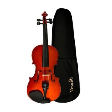 Imagem de Viola classica 4/4 vivace mozart vmo44 verniz natural case