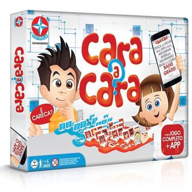 Imagem de Jogo de Tabuleiro Cara a Cara Dedução e Estratégia para Crianças a Partir de 6 Anos Estrela