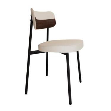Imagem de Cadeira Alloa Fixa com 4 Pés 500 x 447 x 838 mm com 1 Unidade Branco/P