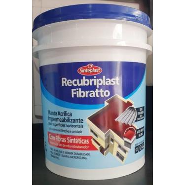 Imagem de Rec. Manta Aclílica Impermeabilizante fibratto Cinza 12kg Obs, Compra 