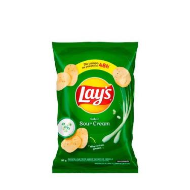 Imagem de Batata Lays Sabor Creme de Cebola 115g