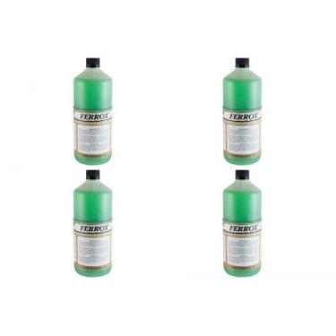 Imagem de Kit C/4 - Removedor De Ferrugem Ferrox Anticorrosivo 1L - NATRIELLI