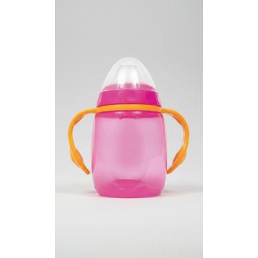 Imagem de Copo Infantil Rosa com Bico Silicone 300ml - Congratulations Store