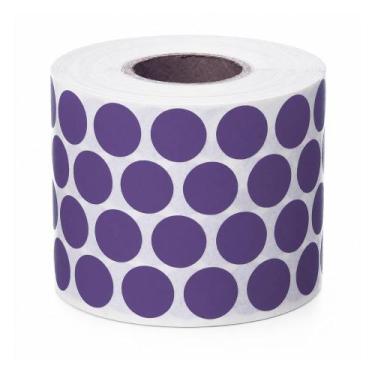 Imagem de Etiqueta Bolinha Roxa Com 5000 Unidades - BLULABEL