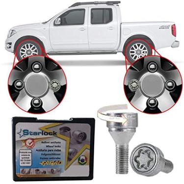 Imagem de Trava Antifurto Anti Roubo de Roda Parafuso Porca Farad Starlock Nissan Frontier 1998 à 2018 Com Mais de 10.000 Segredos R1/E