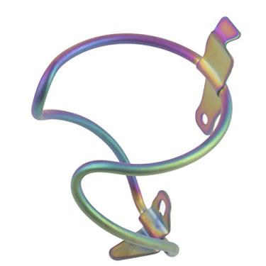 Imagem de Gaiola de garrafa de água de bicicleta galvanizada de liga de titânio, 25 g, leve, colorida, suporte para garrafa de água para bicicleta MTB e bicicletas de estrada
