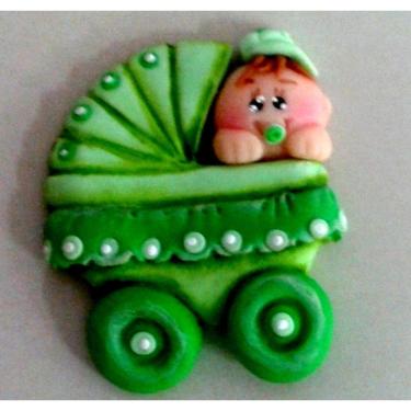 Imagem de Molde De Silicone Chá De Bebê, Carrinho De Bebê