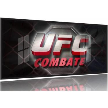 Imagem de Quadro Decorativo UFC Combate 130x60 Moldura Preta 2x2