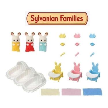 Imagem de Sylvanian Families Conjunto Cuidando Trigêmeos 5532 Epoch