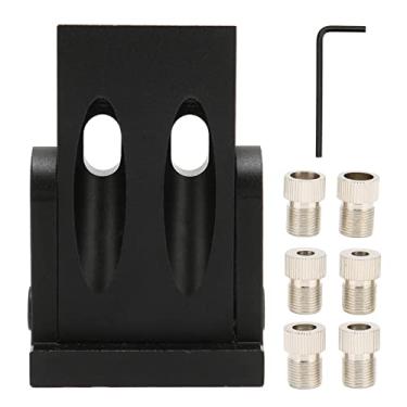 Imagem de Guias de carpintaria de madeira Ferramenta de angulo comum localizador de carpintaria, localizador de perfurador de madeira 15 graus de perfura??o de furo inclinado guias de carpintaria Ferrament