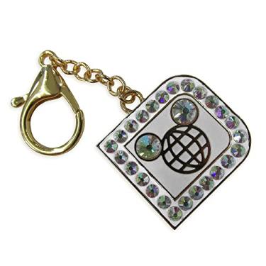 Imagem de Disney Walt Disney World ''D'' Icon Jeweled Bag Charm