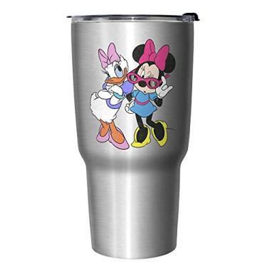 Imagem de Disney Caneca de viagem isolada de aço inoxidável Just Girls 765 ml, 765 ml, multicolorida