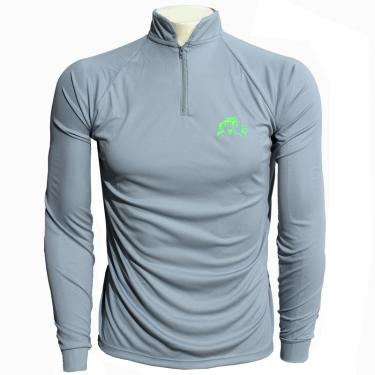 Imagem de Camiseta de Pesca ep Fishing Basic Cinza Verde Neon ( + 50UV)