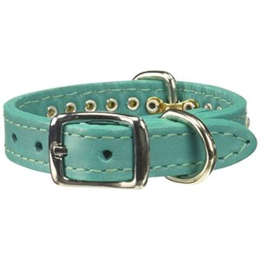Imagem de OmniPet Coleira para cães de couro e cristal de assinatura, 25,4 cm, Jade