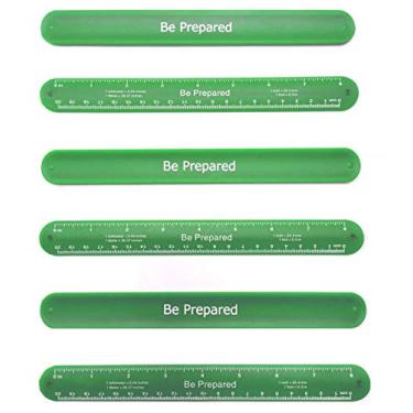 Imagem de Régua da banda Slap Girl Scout Be Prepared Slap Band: Pacote com 6 - Ótimo item para Junior, Brownie, Daisy, Cadet e Senior. Cor verde - ótimas lembrancinhas, trocas, presente ou diversão em itens / a