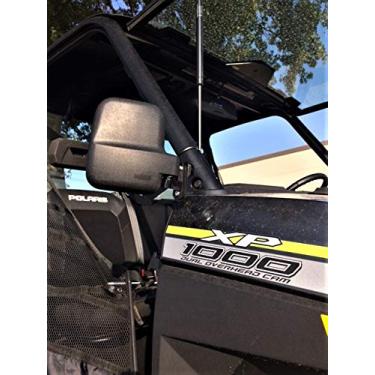 Imagem de Conjunto de espelhos de visualização lateral dobrável para Polaris Ranger 1000XP 2018 + (funciona com portas de fábrica instaladas)
