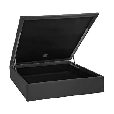 Imagem de Base Baú Physical Camurça Cinza Casal (138x188x39) - Ortobom