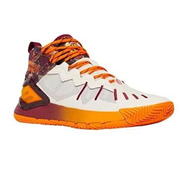 Imagem de adidas Unisex Basketball D Rose Son of CHI Shoes Legacy Burgundy/Chalk White/Bright Orange (us_Footwear_Size_System, Adult, Men, Numeric, Medium, Numeric_10)