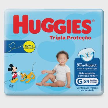 Imagem de Fralda huggies tripla proteção jumbo G C /24