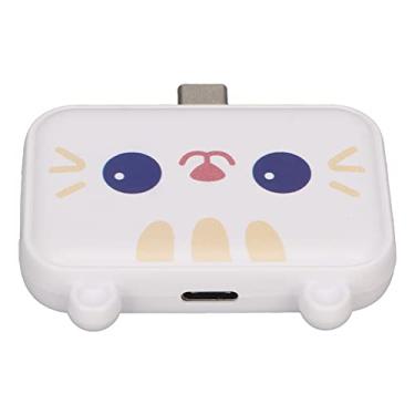 Imagem de Mini Adaptador Multiportas Plug and Play PD Fast Charge 3 Em 1 Type-C Hub USB 3.0 4K 30Hz para Telefone para Laptop (Branco)