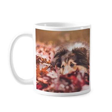 Imagem de Caneca para foto de folhas de animais de estimação de cerâmica copo de porcelana de café