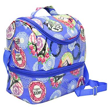 Imagem de Bolsa Feminina Necessaire Térmica Paris Azul CBRN16600