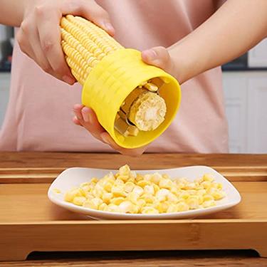 Imagem de Tempaky Aço Stainl Plástico Plaina Debulhadora Ferramenta De Cozinha Descascador De Milho Dispositivo Debulhador Acessórios De Cozinha Ger Para Cortador De Legumes