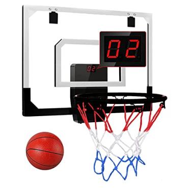 Máquina Jogo basquetebol eletrónico Dobrável com suporte para cesto de  basquetebol purpura