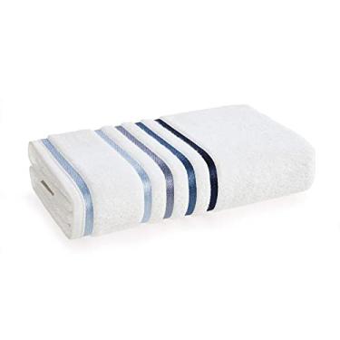 Imagem de Karsten Toalha de Rosto Lumina Branco com Azul 48 X 80