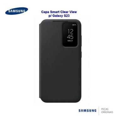 Imagem de Capa Smart Clear View P/ Samsung Galaxy S23 - Original