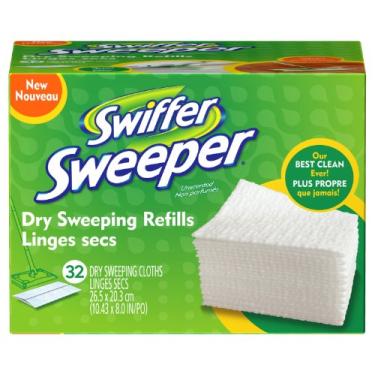 Imagem de Swiffer Sweeper Dry Cloths Refill 8 " X 10.4 " 32 Count