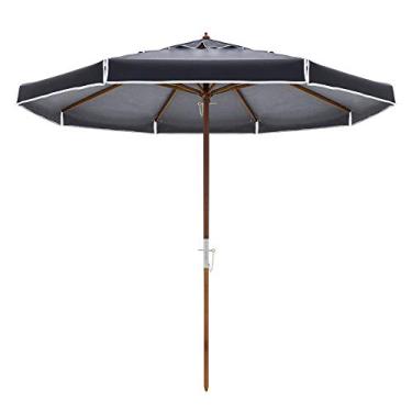 Imagem de OMBRELLONE POSITANO BAGUM 2,40 m - PRETO - FSC 100%