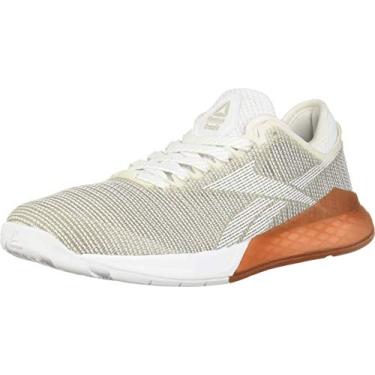Imagem de Reebok Calçados Femininos Nano 9 Cross Trainer, Branco/Cinza, 5.5