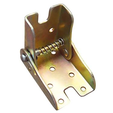 Imagem de Dobradiça de gabinete 2 peças de extensão de trava de mesa de cama pés de aço dobrável suporte de hardware