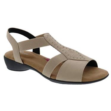 Imagem de Ros Hommerson Sandália feminina casual Miriam 67028:, Areia/stretch, 5.5