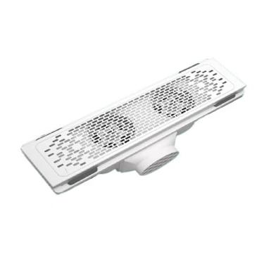 Imagem de Fã exausto Ventilador de ventilação de teto integrado 15 × 60 Exaustor retangular de núcleo duplo Cozinha Banheiro Exaustor Ventiladores de ventilação