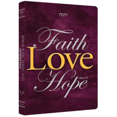 Imagem de Biblia King James 1611 - Ultrafina Lettering Bible Faith Hope