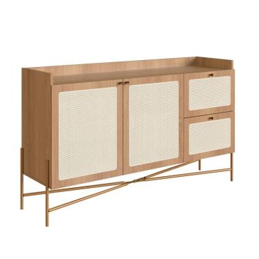 Imagem de Buffet Oslo 2 PT 2 GV Hanover e Dourado