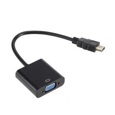 Imagem de 1080P HDMI-compatible To Adapter Digital To Analog Converter Cable Fit Compatible Xbx P-S/4 PC TV Box To Projector Displayer HDTV (Color : Black, Size : 0.5m)