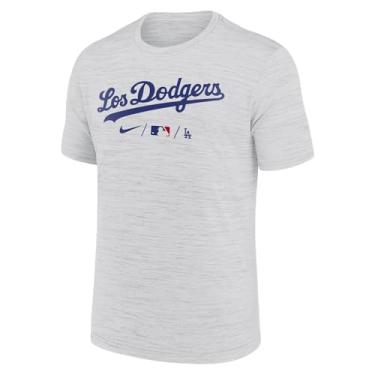 Imagem de Nike Camiseta masculina MLB City Connect Legend Practice Velocity, Los Angeles Dodgers - Los Dodgers, M