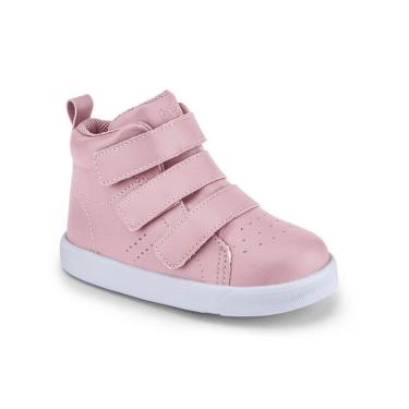 Imagem de Bota Infantil Menina de Couro Rosa Bibi Agility Mini 1202051-Feminino