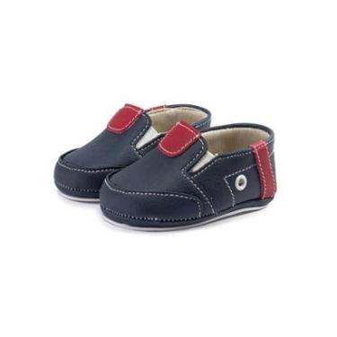 Imagem de Sapato mocassim baby menino recem nascido sapatinho infantil confortavel-Masculino
