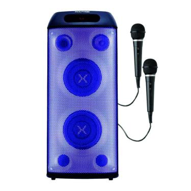Imagem de Caixa Som Amplificada Polyvox XT-660T Bluetooth LED 800W TWS-2 Mic