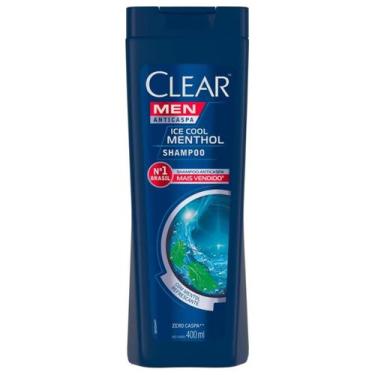 Imagem de Shampoo Clear Men Anticaspa Ice Cool Menthol 400 Ml